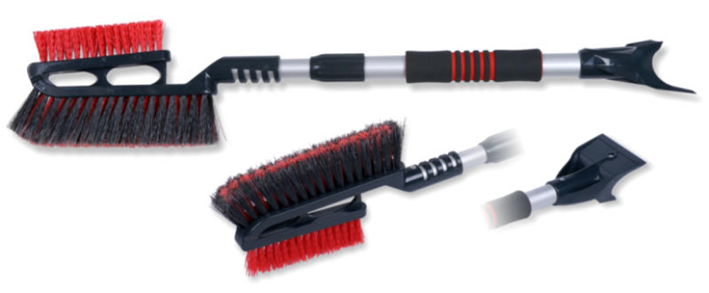 Скребок+щетка  для снега  54,5см "CITY UP" мягкая ручка CU-67