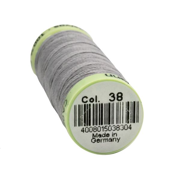 Нитки отделочные Gutermann Top Stitch 30 (30 метров), 5 кат. | 038 св.серый