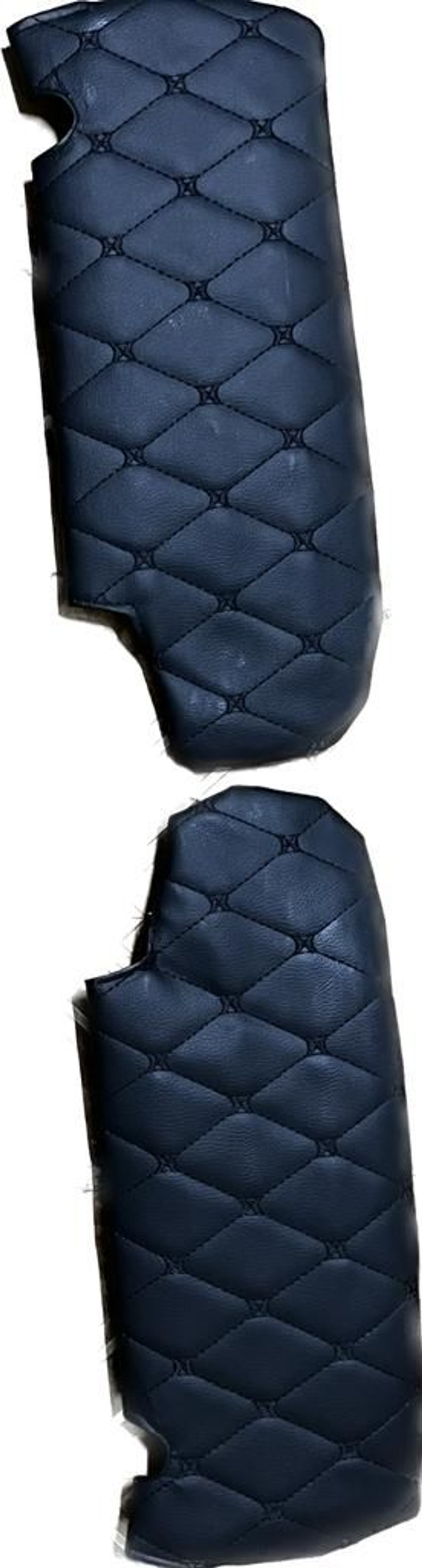 Чехлы на козырьки ЛАДА Приора Priora (чёрная нить Бабочка)