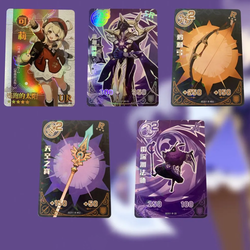 Коллекционные карточки "Геншин Импакт / Genshin Impact - Фиолетовая упаковка"