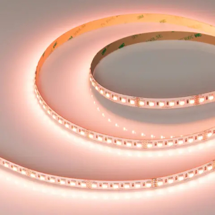 Светодиодная лента RT-H120-10mm 24V RGBW-Warm-4-in-1 (25 W/m, IP20, 4040, 5m) (Arlight, Открытый) 048746