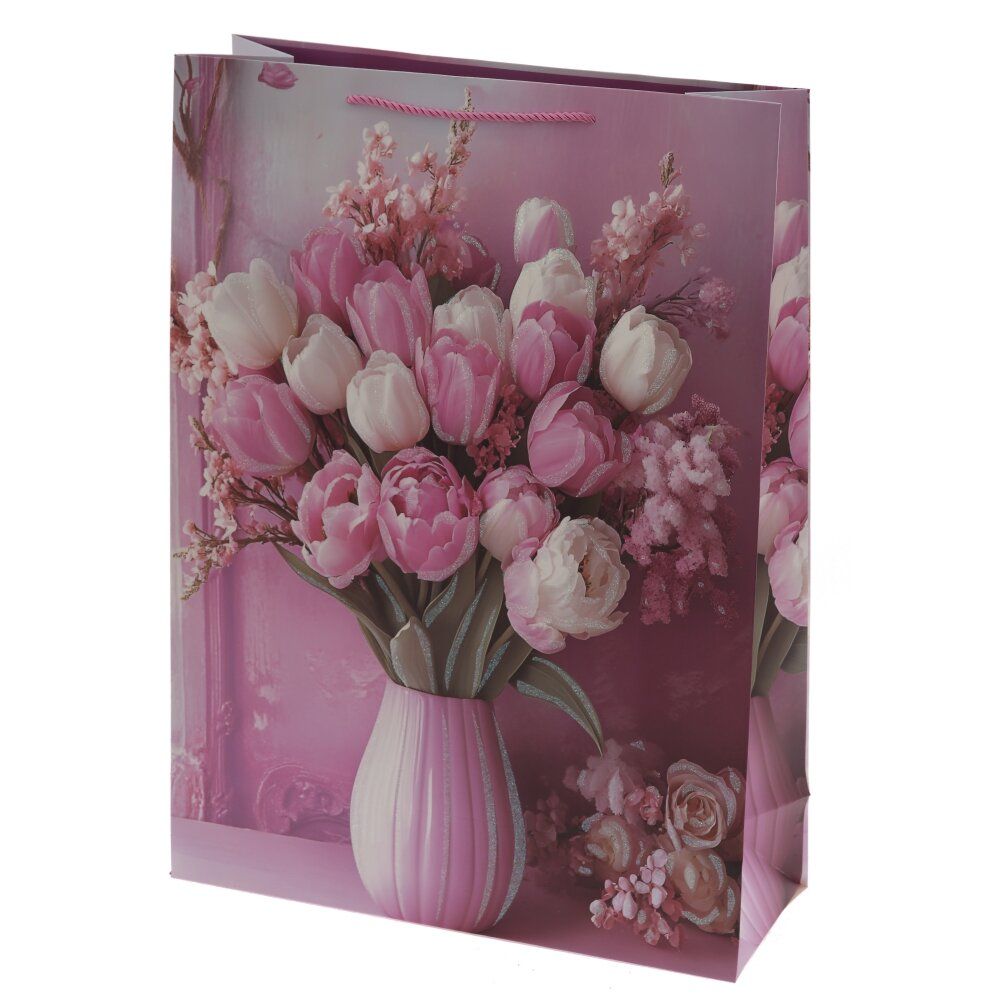 GAEM Пакет подарочный XL (бумага 210г/м2, блок 12шт), L40 W15 H55 см, 4в.