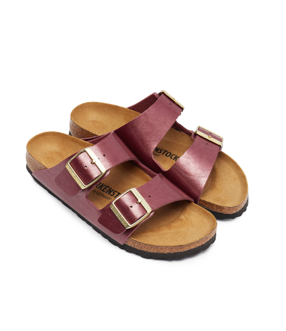 Шлепанцы Arizona BF Birkenstock - бордовый(1028638)