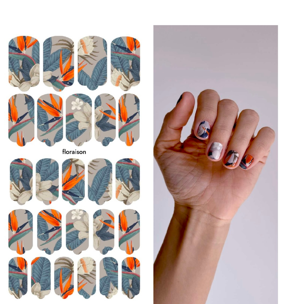 Плёнки для маникюра by provocative nails floraison