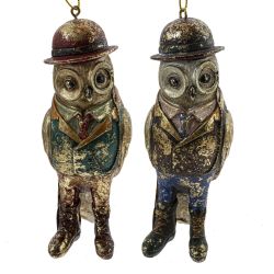 GAEM Фигурка декоративная подвесная "Сова", L5 W4,5 H13 см, 2в.