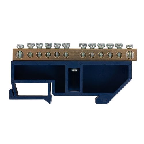 Шина нулевая с изолятором на DIN-рейку 12 групп