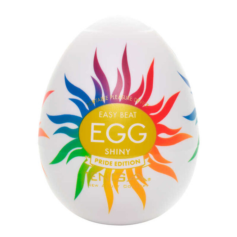 Мастурбатор яйцо Tenga Egg Shiny Pride Edition (Цвет: белый)
