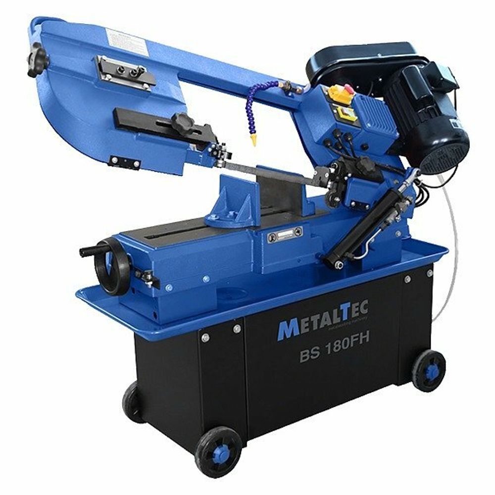 Ручной ленточнопильный станок для резки металла MetalTec BS 180 FH (380 V)