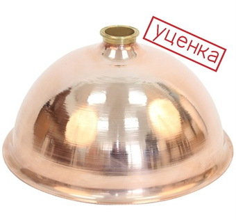 Крышка купольная медная DES "Полусфера" 390 мм, Clamp 2”