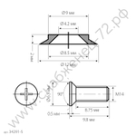 KRAFTOOL REISMUS, нож для рейсмуса (арт.34291) (34291-S)