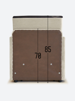 Кресло-кровать "Миник" с подлокотниками, купон Котенок в клубках