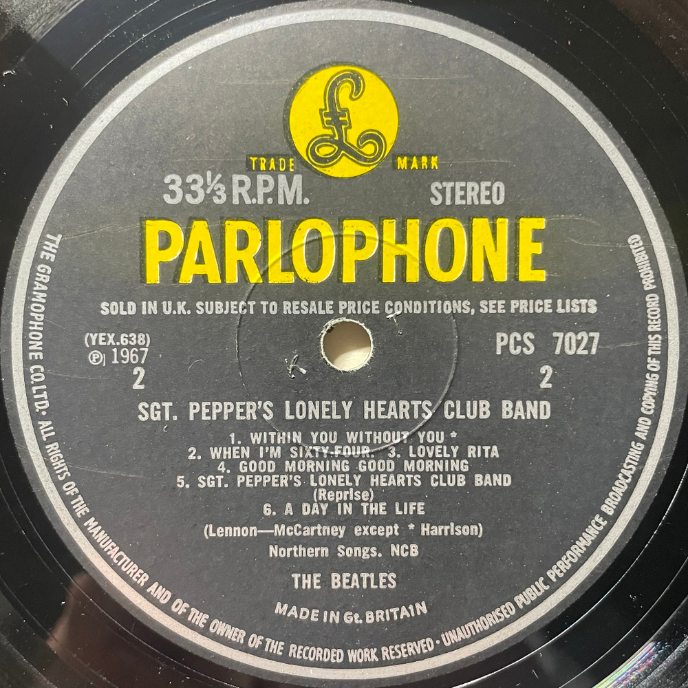 The Beatles - Sgt. Pepper's Lonely Hearts Club Band (Англия 1967г.)