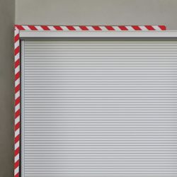 Светоотражающая лента СИЛА STRT-548RW красно-белая 5м х 48мм блистер | Сила