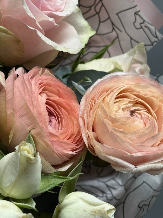 Букет "Пленительная пудра"