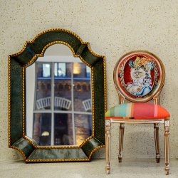 Настенное зеркало Объект мечты Туркуаз Гранд