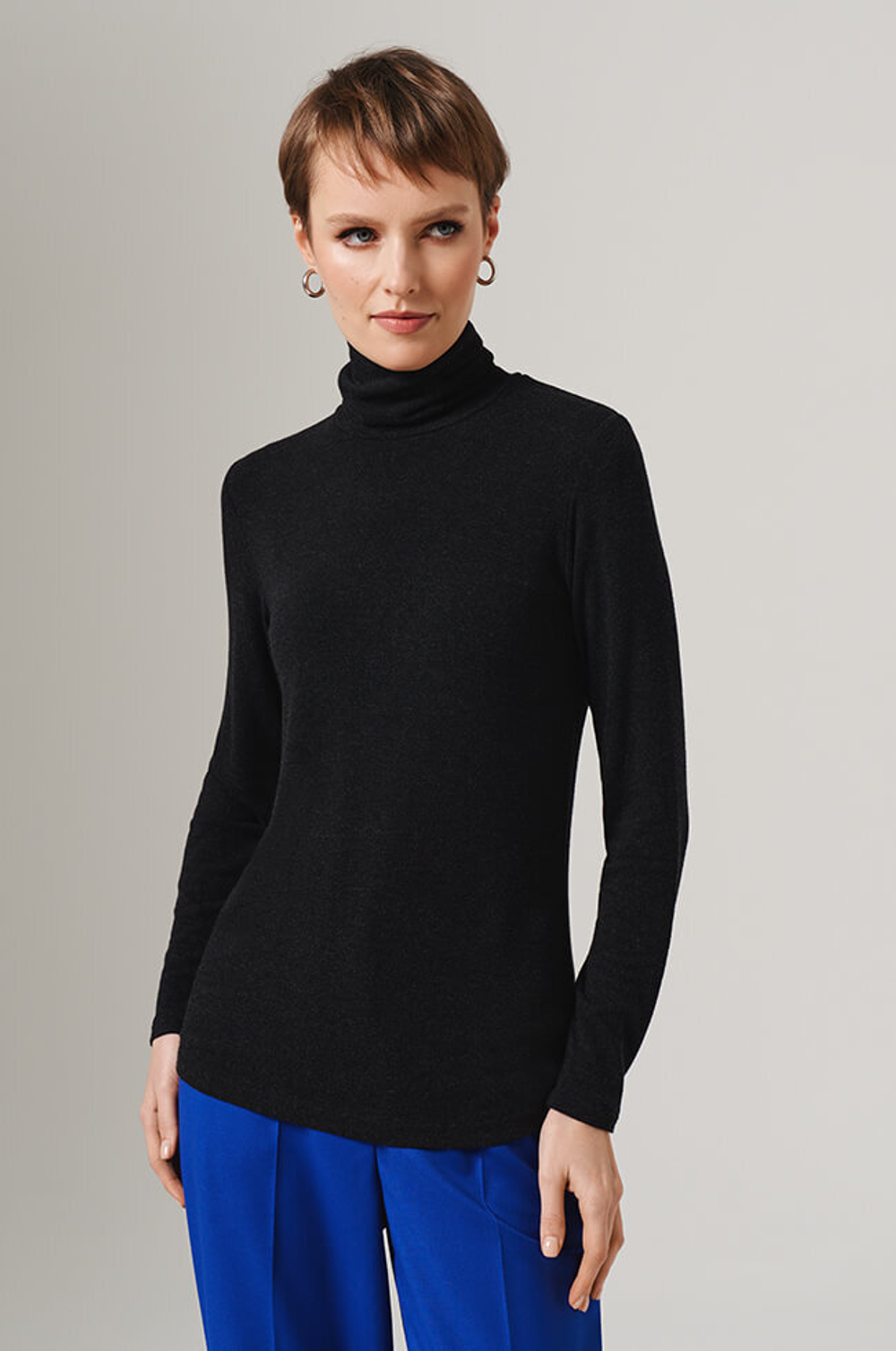 23110 Водолазка женская (графит)