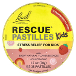 Bach, Rescue®, пастилки для детей, для снятия стресса, со вкусом клубники, 35 пастилок, 50 г (1,7 унции)