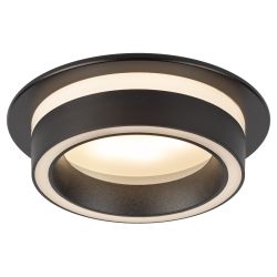 Светильник встраиваемый ЭРА DK116 BK под лампу GX53 черный | Встраиваемые светильники Для ламп GX53