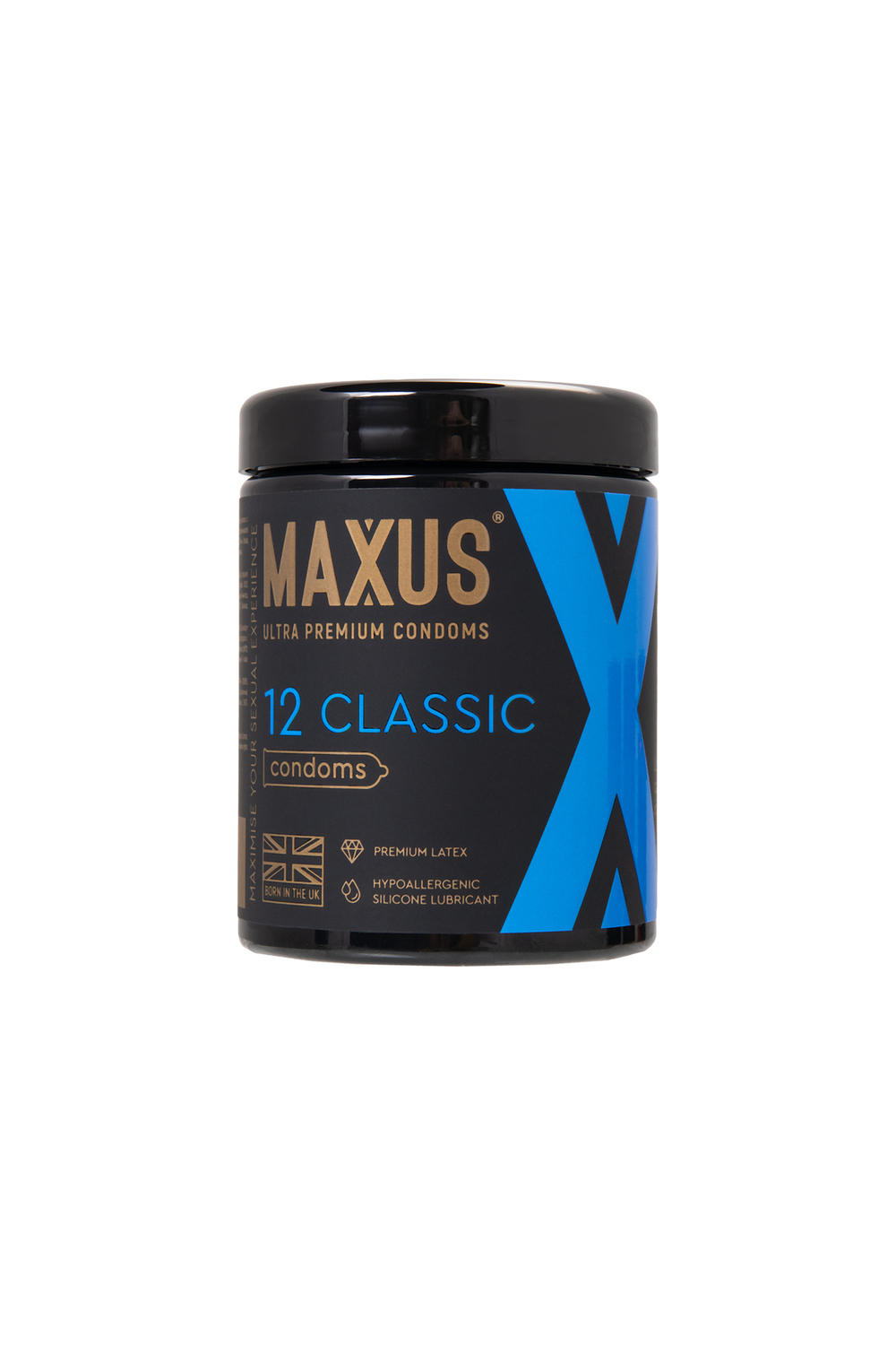 Презервативы MAXUS X-Edition Классические с железным кейсом, 12 шт