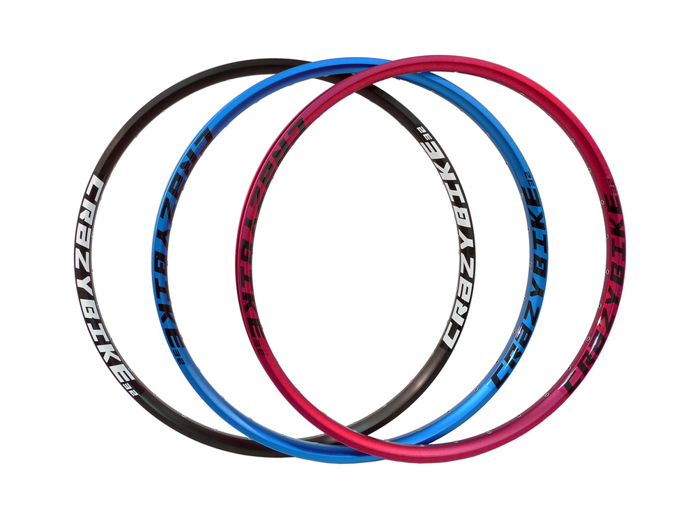 Обод 26" CrazyBike FLIP 32mm 32H Синий