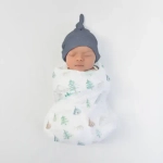 SwaddleDesigns Набор пеленок муслин 3 шт. - set of 3 - Peace in Nature -featuring Watercolor Mountains & Trees