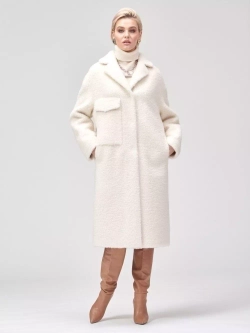 Шуба женская из овечьей шерсти мериноса, SilverFox (арт. S1138rm023bz)