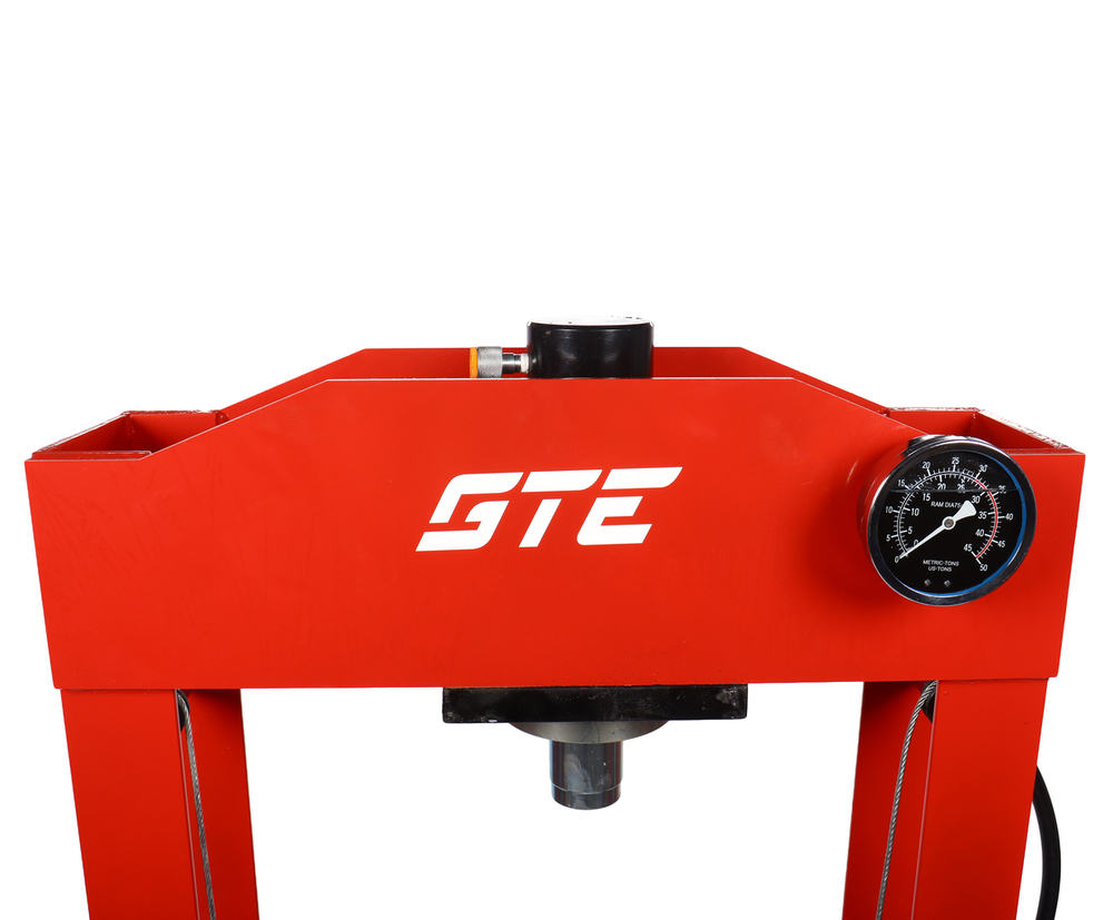 Пресс гидравлический 30т напольный с ножным и ручным приводом GTE
