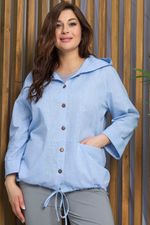 Блуза Юджин (голубая) Б13395-18М LT Collection