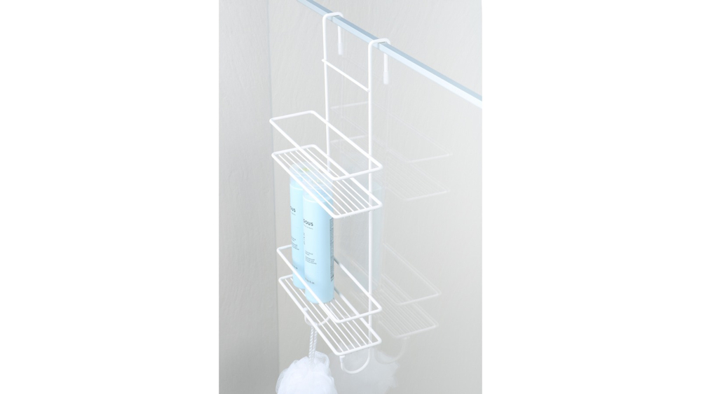 Полка для душевой кабины двухэтажная белая FX-740W-2