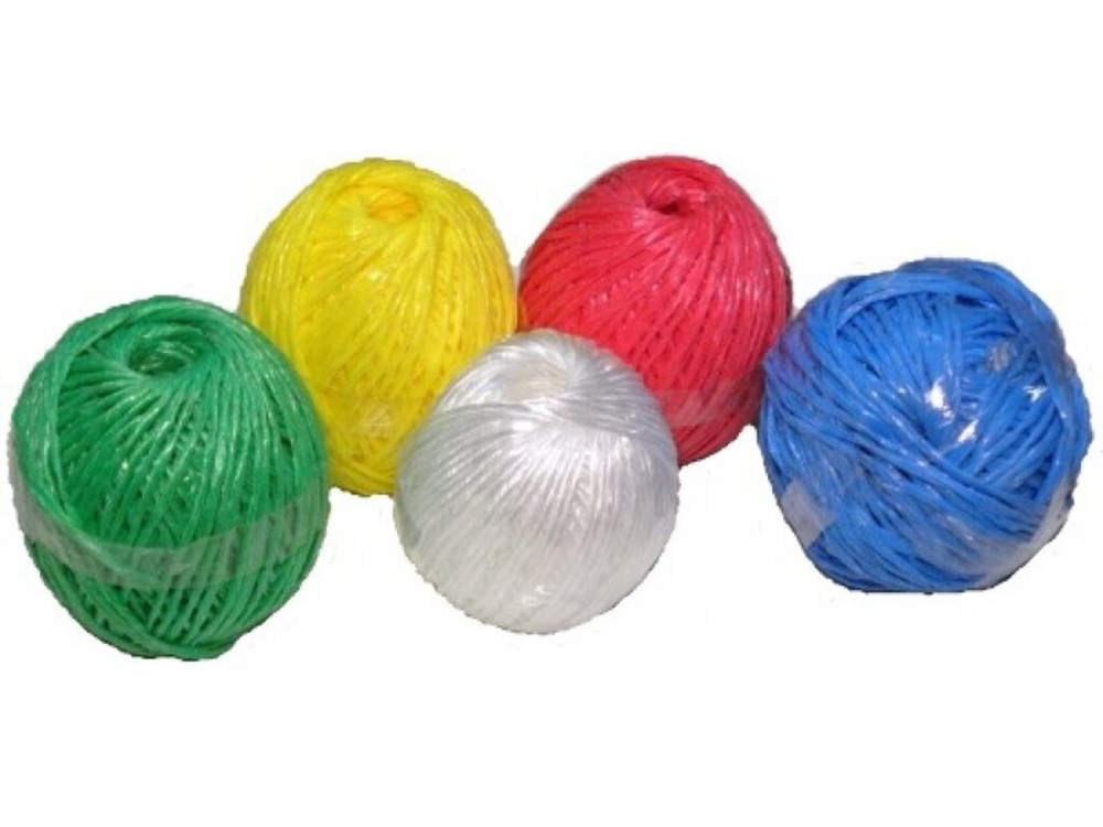 Шпагат полипропиленовый 100 м, ассорти