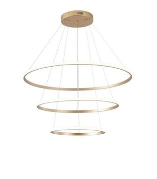 Светильник подвесной 75W 4000K ZRS.33320.75C матовое золото Ringolight Zortes