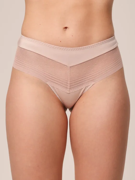 Трусы Zebra танга (персиковый румянец)