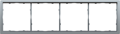 Рамка 4-я, алюминий, серия R98