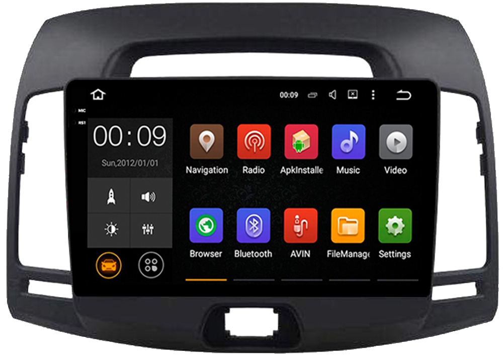 Магнитола для Hyundai Elantra 4 2006-2010 (HD) - AIROC 2K RX-2018 Android 13, QLed+2K,  ТОП процессор, 8/128, CarPlay, SIM-слот