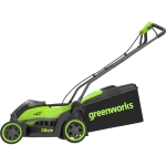 Газонокосилка аккумуляторная Greenworks GD40LM361 40В (1 x 4 Ач, ЗУ) нож 36 см, 2520807UB