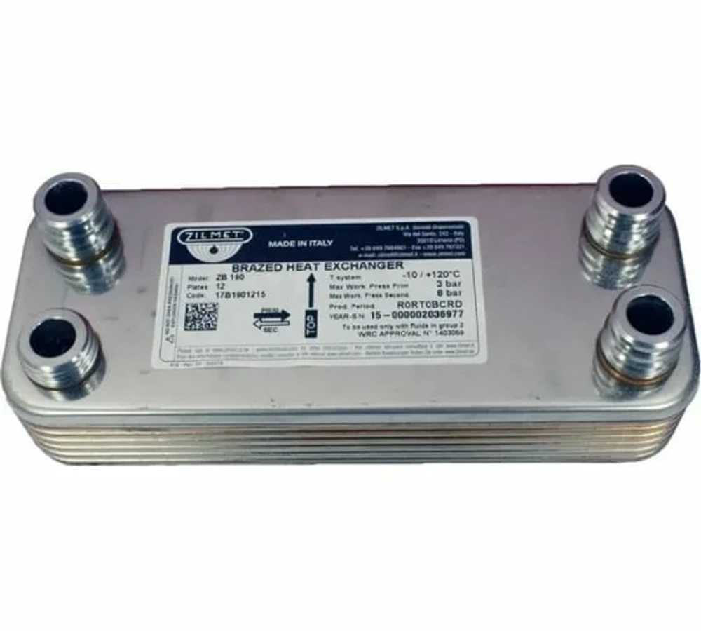 Теплообменник ZB190-12P 17B1901215 (Vaillant)