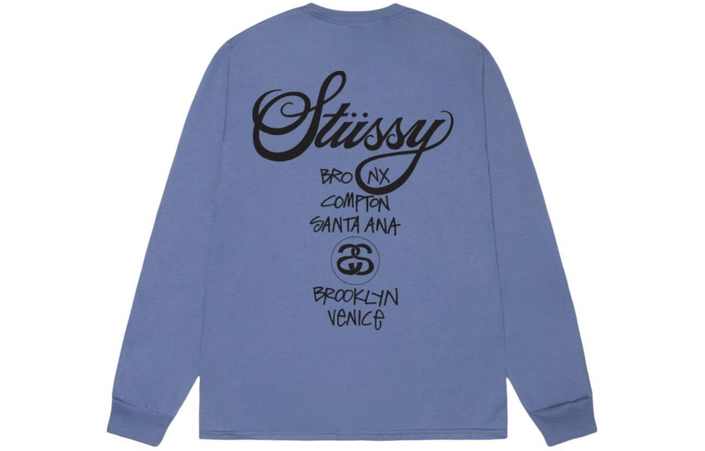 Толстовки Stussy WORLD TOUR LS TEE T, 3993713