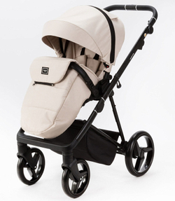 Детская коляска Adamex Quantum 2 в 1 Q-TK65 (СВ.БЕЖЕВЫЙ)