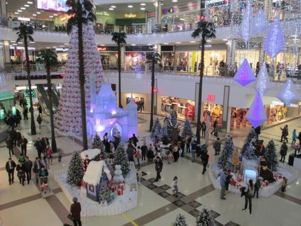 Уличная елка каркасная "Уральская белая сосна" (белая леска) 20 м