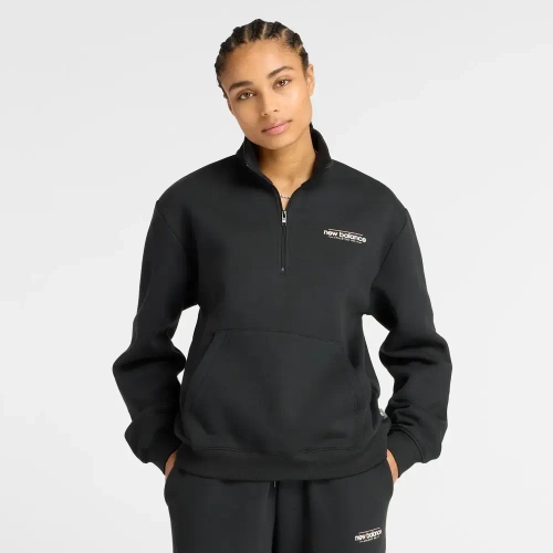 Женская толстовка New Balance WT53513BK - чёрная