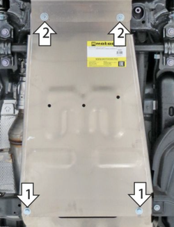Защита КПП для Toyota Land Cruiser Prado 250 MOTODOR.32535