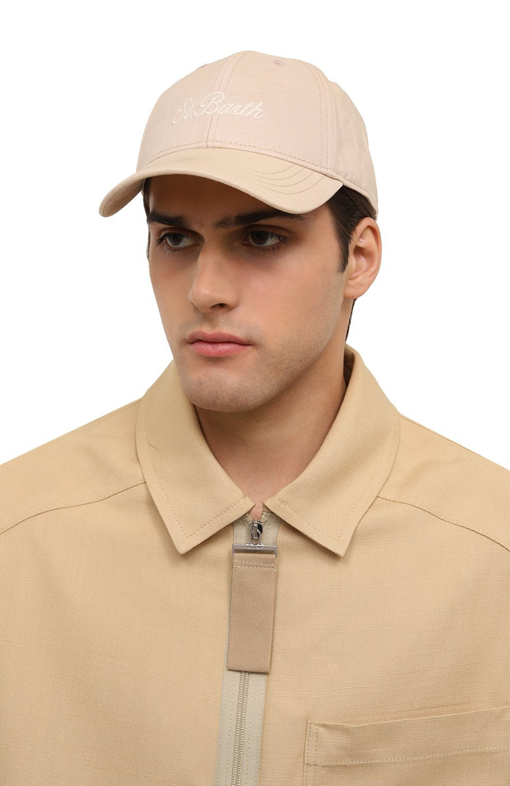 Кепка MC Saint Barth CATCER LINEN 11 бежевый лён