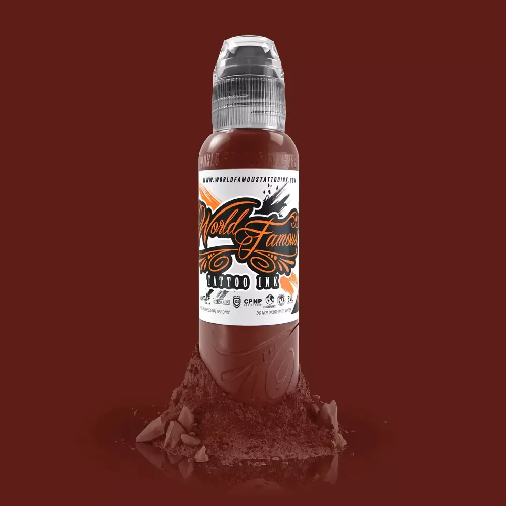 World Famous Ink Baboon Maroon