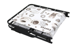 Кровать раскладная Арина (аналог Надин с407) арт.с1249 (цвет ткани бежевый рис.кофе