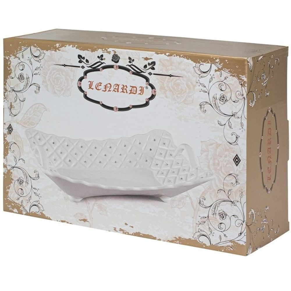 Lenardi 110137 Прямоугольное блюдо с ручками 29см.СЕВЕРНОЕ СИЯНИЕ в под.уп.(х8)Керамика