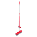 Швабра «Liao» отжимная с двумя насадками из микрофибры Z130034 красная