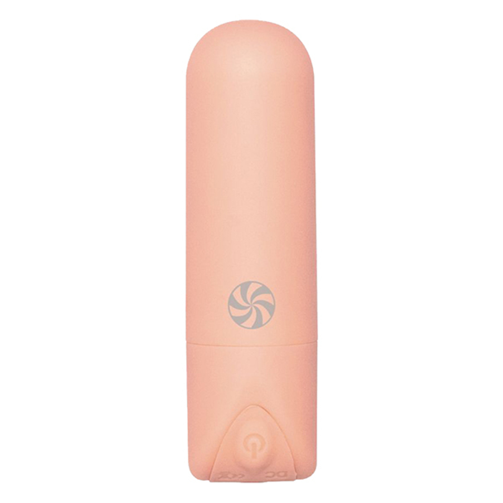 Персиковая перезаряжаемая вибропуля Lola Games Gala 9024-03lola