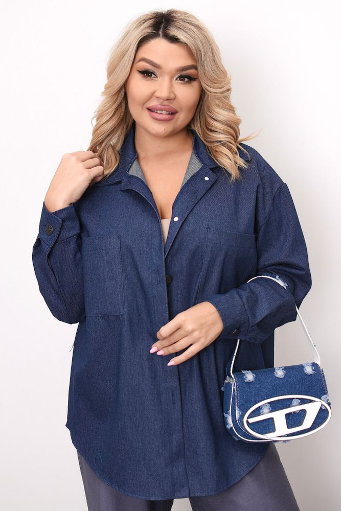 Рубашка джинсовая УК-1777-1 Fabrika