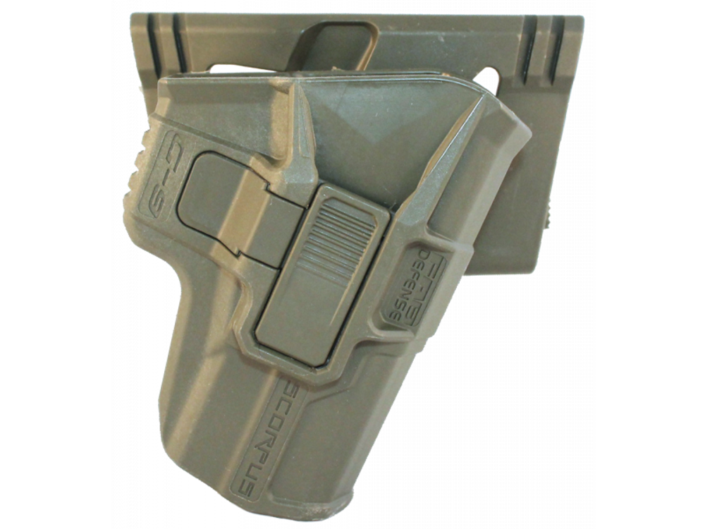 Кобура M24 с кнопкой на ремень для Glock 9 мм, зеленый, Fab Defense