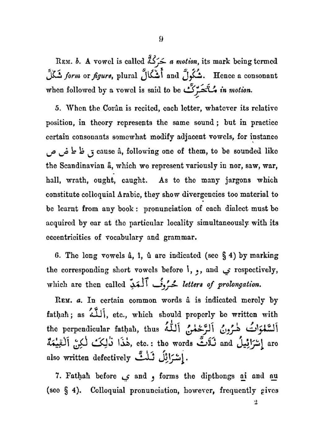 Elementary Arabic. a grammar | Frederic Du Pre Thornton